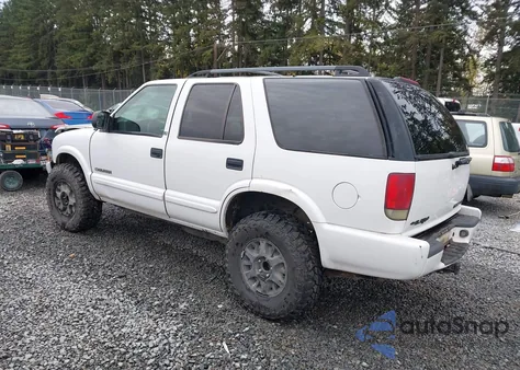 2002 Chevrolet Blazer Ls from USA, damaged, VIN 1GNDT13W12K164600